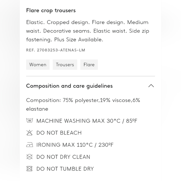 Mango XS flare crop trousers - Picture 10 of 10